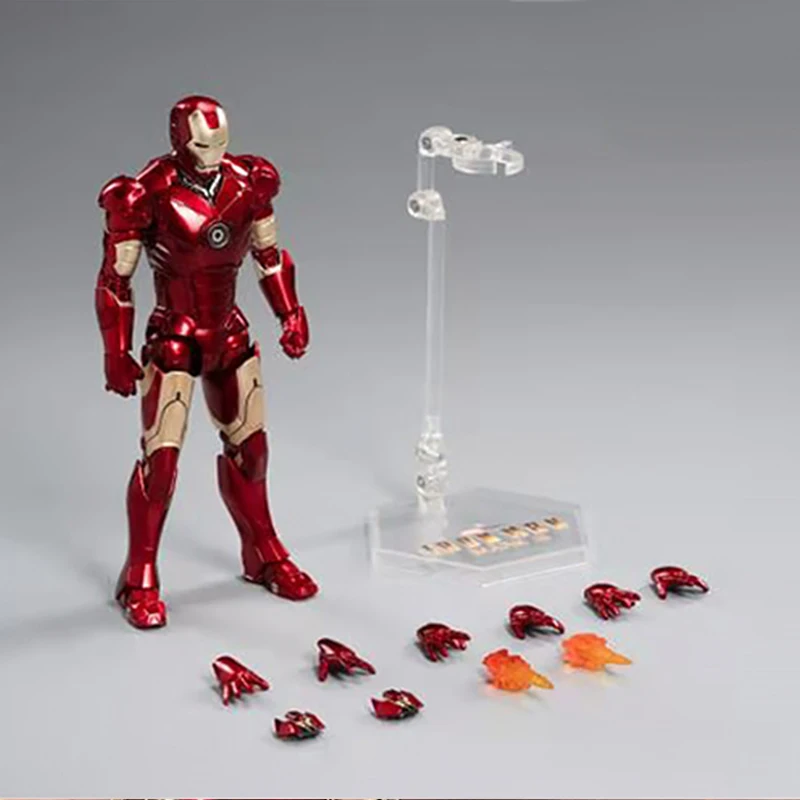 ZD Toys Marvel Official Licensed Iron Man MK3 7Inch Tony Stark Action Figure Avengers 1/10 Scale Collectible Model Kids Gifts Bulk Wholesale