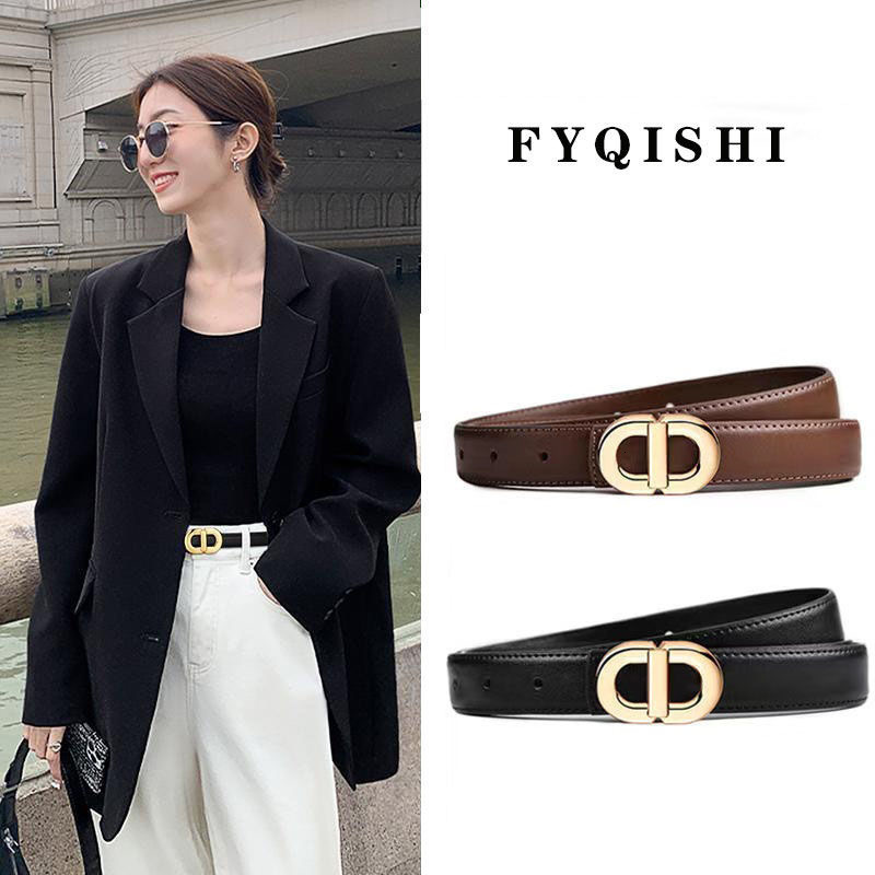 Women's Waist Strap Thin Belt for Lady Girls Pants Jeans Dress Belt Alloy Pin Buckle Waistbands Adjuestable 240410