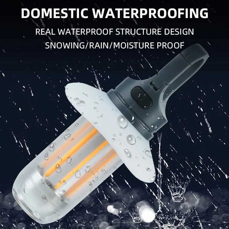 LED Rechargeable Flashlight Camping Lantern 5 Modes Super Bright Portable Hanging Tent Lamp Waterproof Hiking Fishing Outdoor M251115