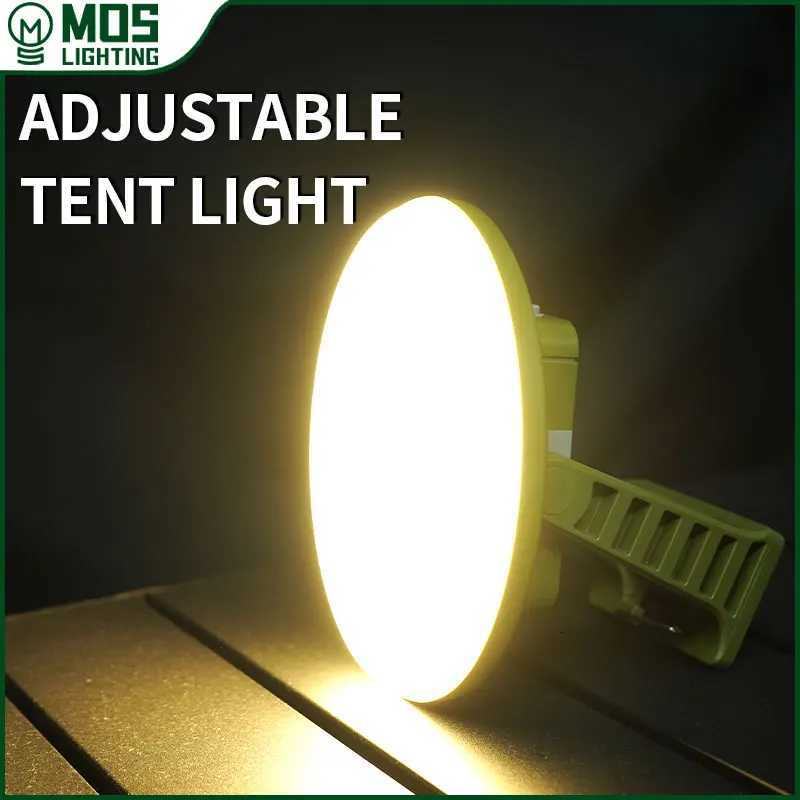 MOSLIGHTING 13500mah LED Outdoor Camping Light with Four Light Sources Rechargeable Portable Flashlight Hanging Bracket M251115