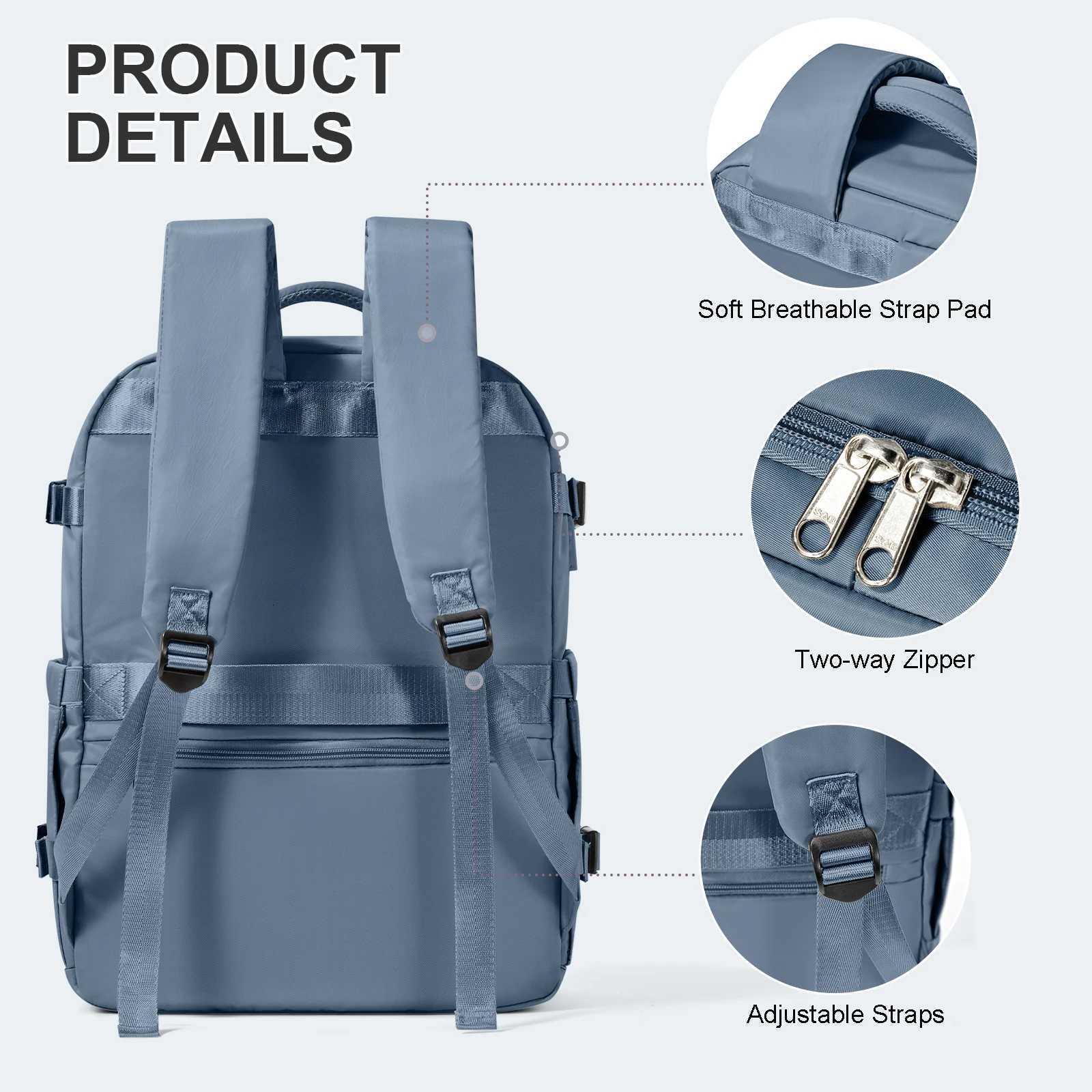 Laptop Bag Travel Backpack for Women Large Capacity Easyjet Carry-Ons 45x36x20 Backpack Ryanair 40x20x25 Mens Cabin BackpackW251114