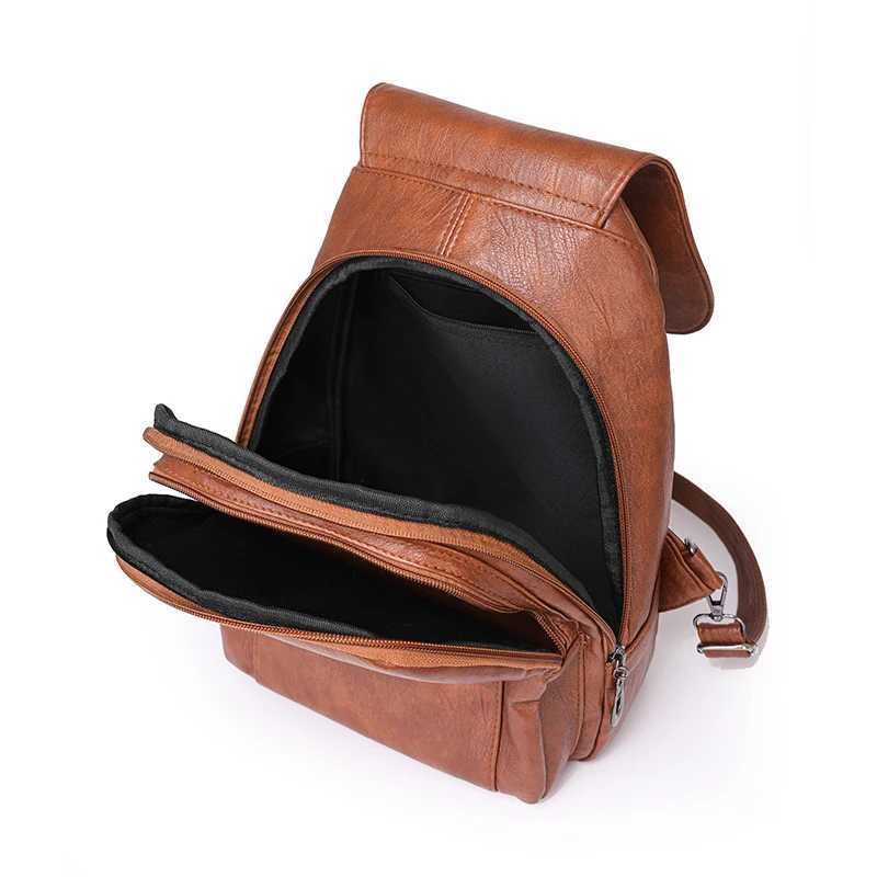 Women Anti theft Backpack High Quality Leather School Shoulder Bags For Teenage Girls Multifunction Backpack Ladies Chest BagW251114