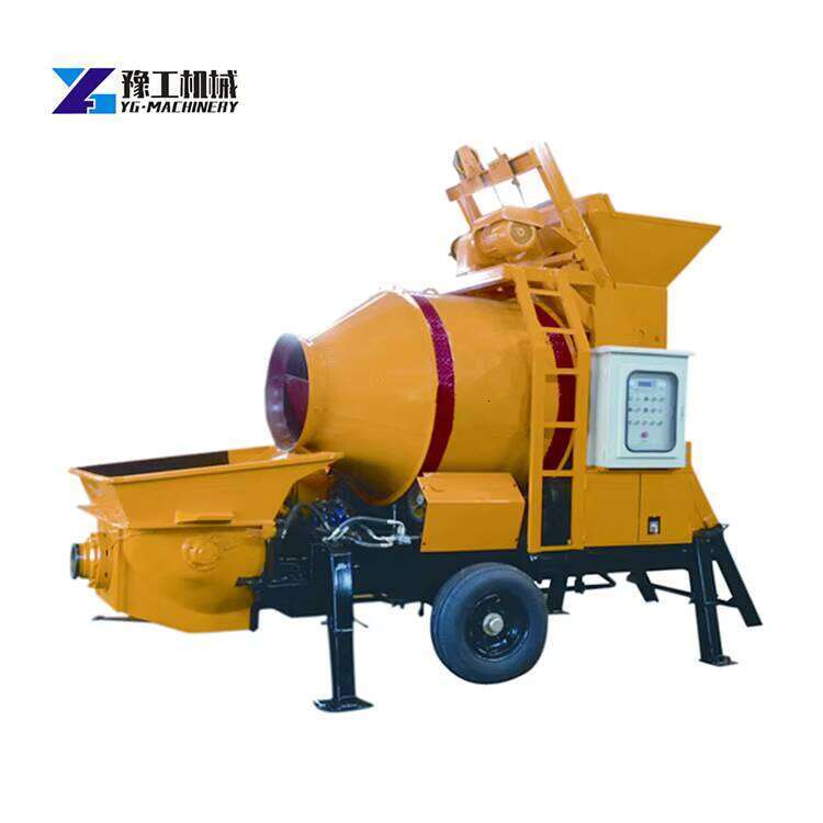 New Mixer Concrete Pump Trailer Concrete Mixer with Pump Portable Mini Concrete Pump Machine
