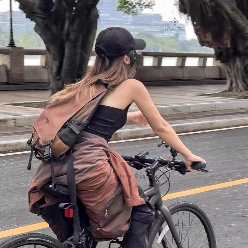 New Y2k Portable Light Nylon Crossbody Trendy Rucksack Travel Shoulder Bag Casual Knapsack Outdoor Sports Unisex Chest Packs