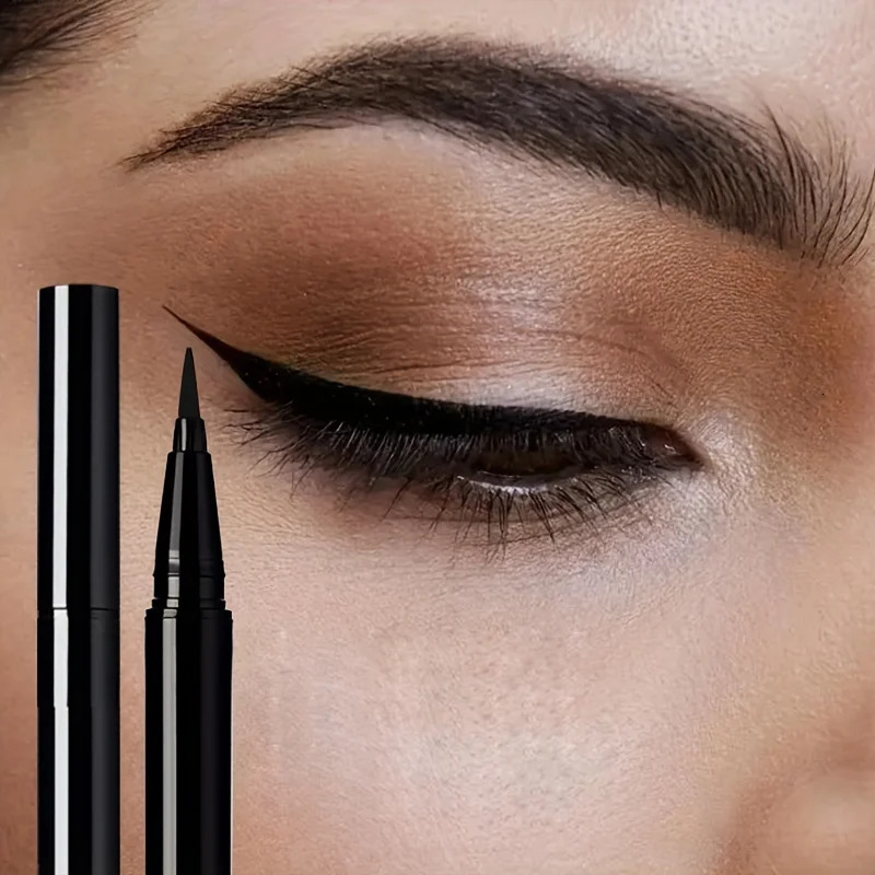 5pcsset Waterproof Smudge-Proof Liquid Eyeliner Quick-Dry Long-Lasting Eye Makeup Easy To Apply On Lower Lashes 250414