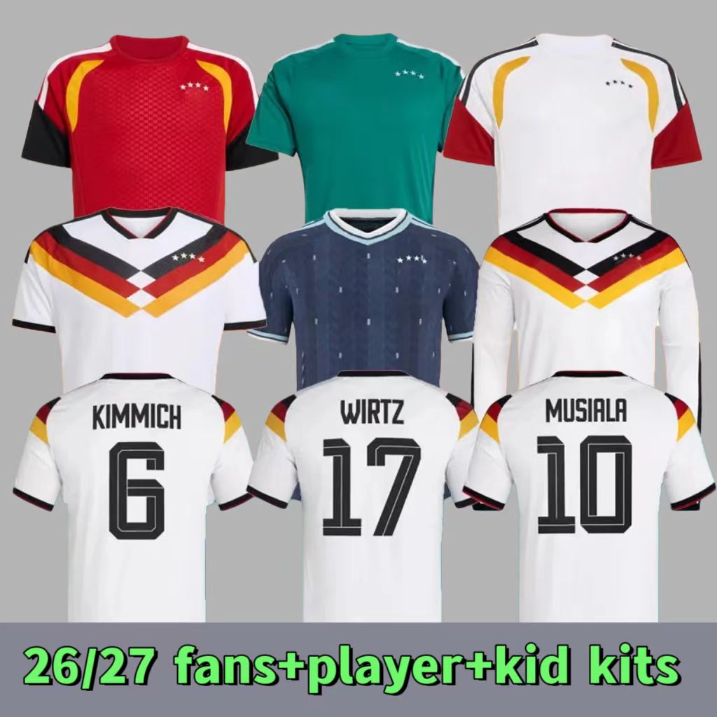 2026 germany World Cup MUSIALA soccer jerseys 25/26 KIMMICH SANE KROOS FULLKRUG football Shirt HAVERTZ MULLER WIRTZ FUHRICH NEUER goalkeeper KIDS KIT uniform
