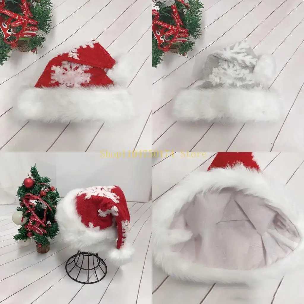 Company Party Gift Hat Santa Hat Festival Party Costume Cap Holiday Decor top sale Y251115