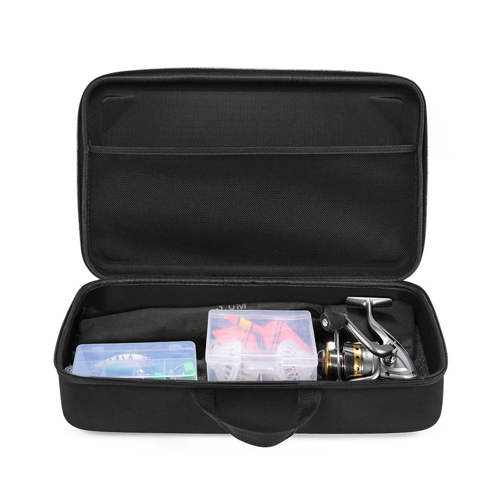 Outdoor Fishing Bag EVA Shockproof Gear Rod Roll Accessories Portable Storage 250410