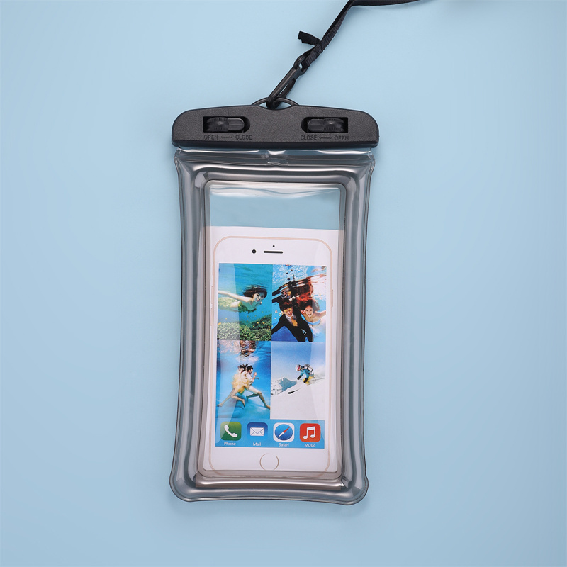Universal Floating Airbag Waterproof Swimming Bag Cases Luminous Gadget Beach Pouch Swim Bags Cover For iPhone 16 16e 15 14 Plus 13 12 Pro Max 3.5-6 I