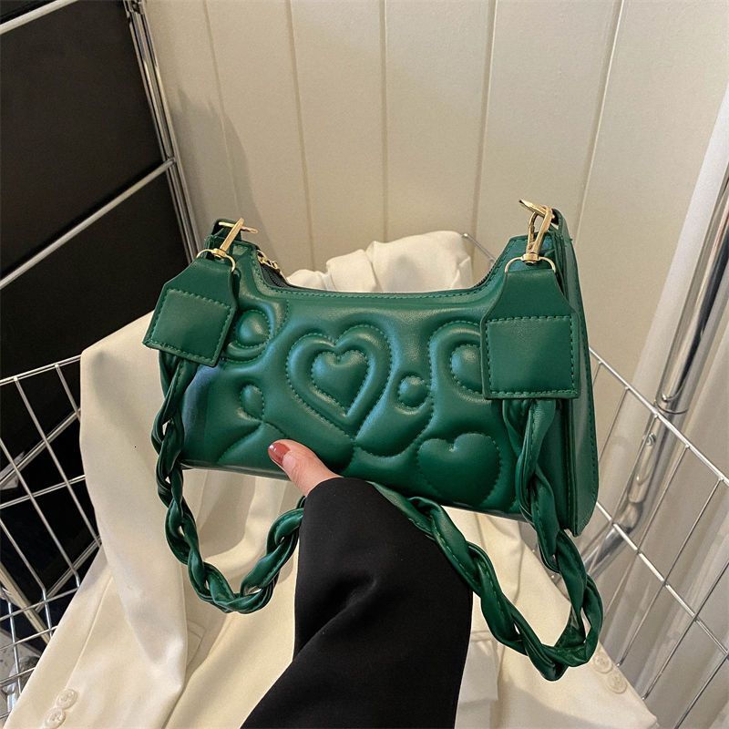 Underarm Candy Color Trend Shoulder Hold Fashion Indentation Simple Casual Small Square Bag