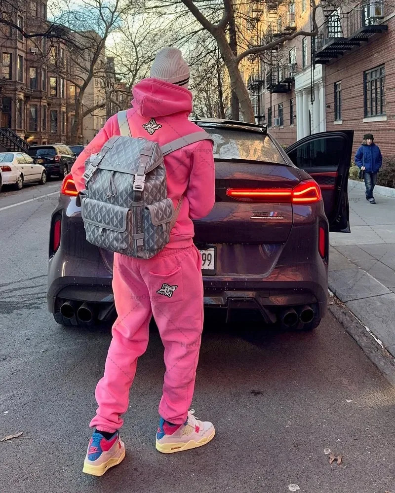 Street Punk Y2K Harajuku Hoodie European and American High Street Letter Print Clothing Fashion Trendy Zipper Sweatshirt 250409