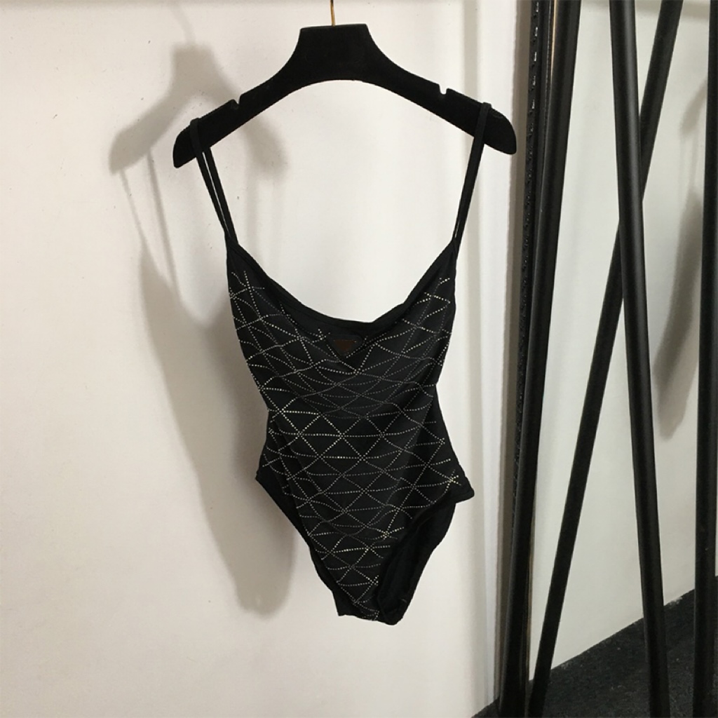 Designer Women Bikini Swimwear One-Piece Swimsuit SKIMSS Sexy Yoga Sports Vest Triangle Emblem Diving Costume Sexy S ~ xl