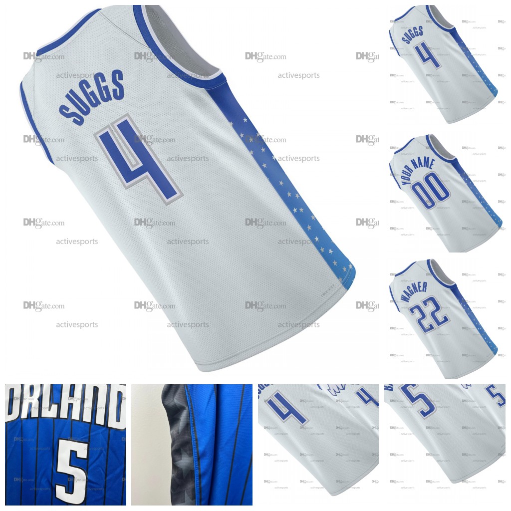 Custom 4 Suggs Banchero 2025-26 City Edtion Basketball Jersey Bane Isaac Carter Jr. Mens Womens Youth