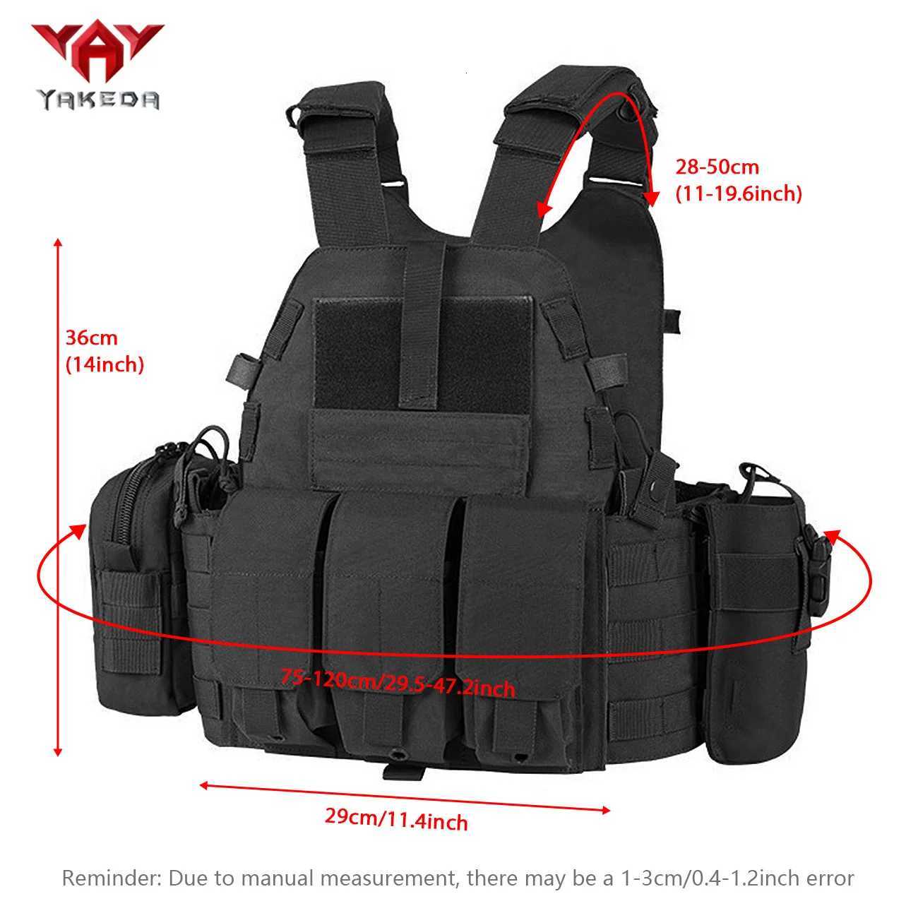 YAKEDA MOLLE Lightweight Outdoor Training Vest Multi-functional Vest XJ251114
