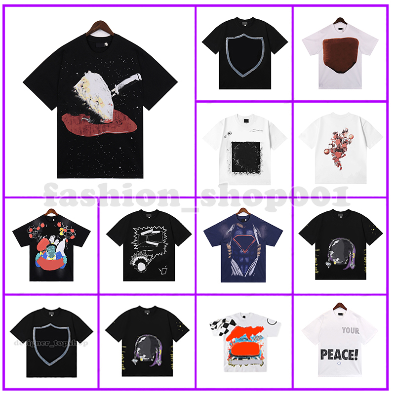 Men's Plus Tees & Polos Designer Mens T Shirt Men graphic tee Womens Summer Unisex Fashion clothes Tshirt Letters High Street Retro mens tee Tops Clothe US/EU Size S-XL