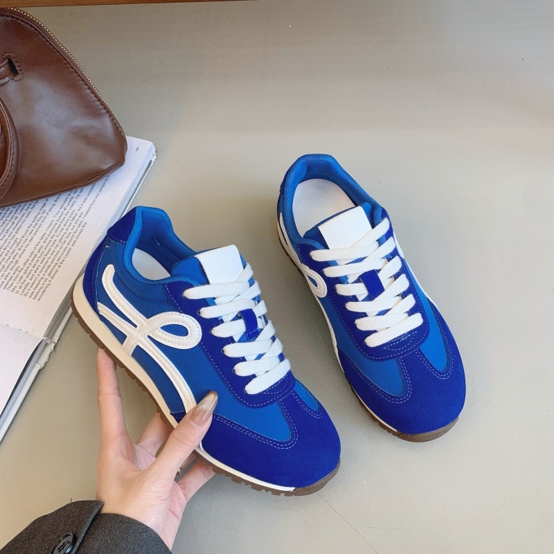 2025 popular new design free shipping women shoes flat casual shoes red blue color outdoor sports shoes sports shoes size 35-40