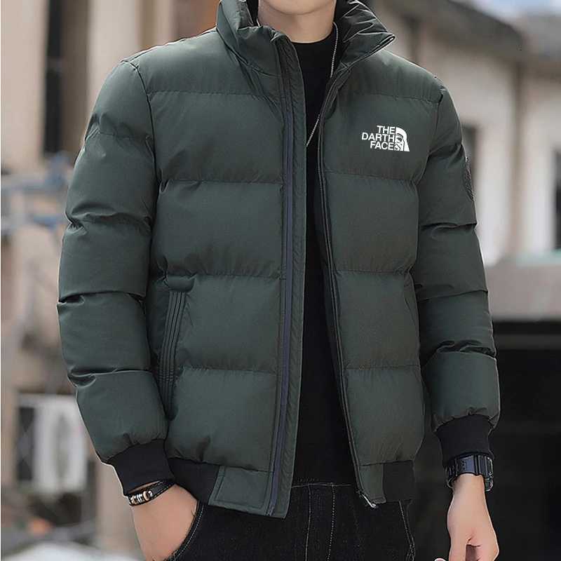 Mens Winter Jacket and Coat Cotton 2024 New Windproof Thick Warm European Size XS-5XL M251115
