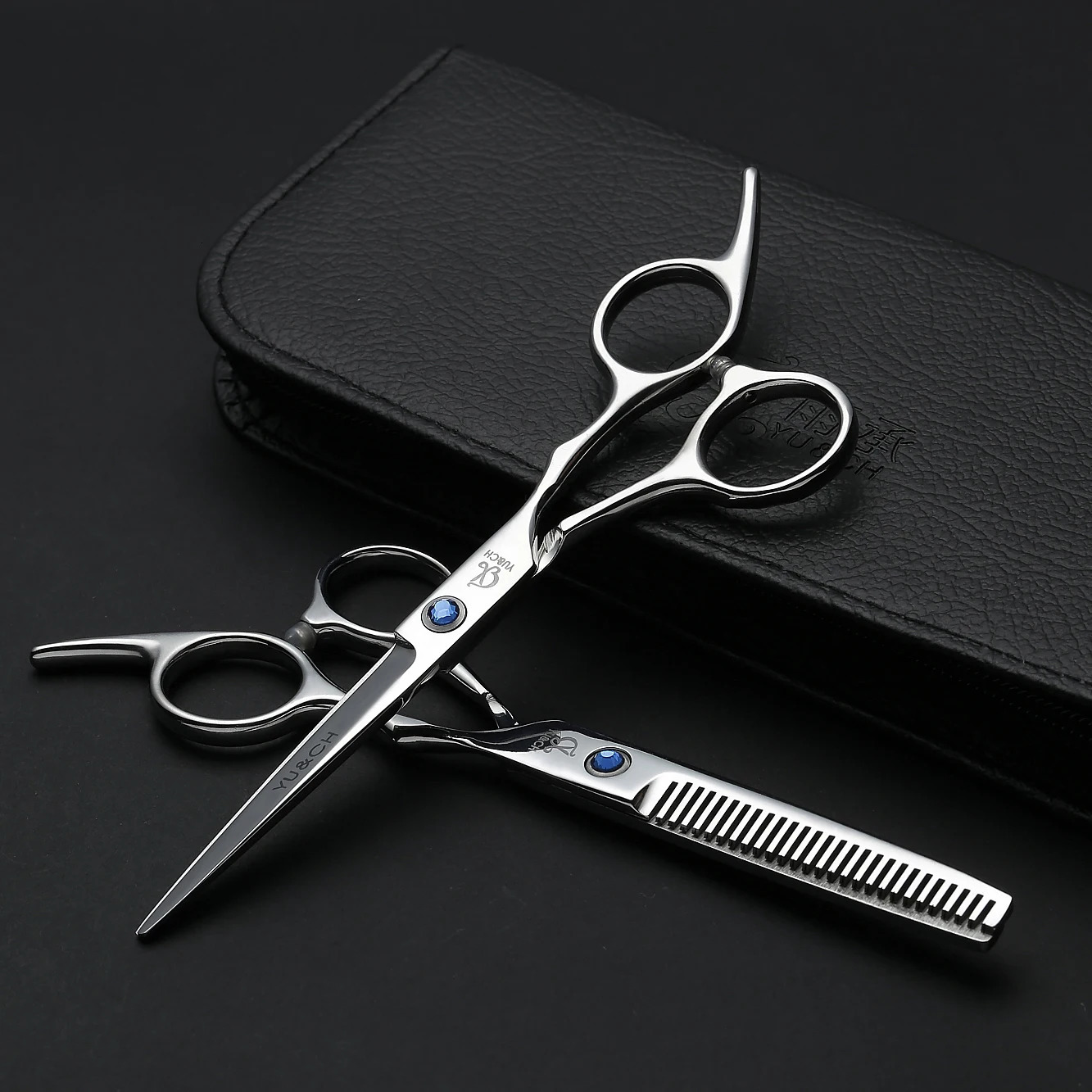 Hair Cutting Scissors Thinning Shears Kit Professional Barber Hairdressing Texturizing Salon Razor Edge Scissor Stainless Steel 250414