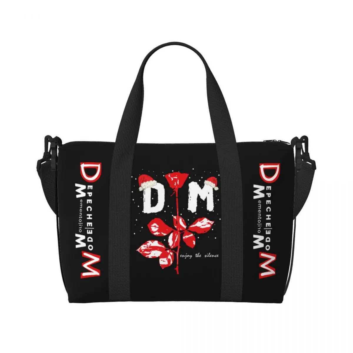 Customized Depeche Cool Mode Handbag Womens Large Capacity DM Gym Beach Travel Bag W250415