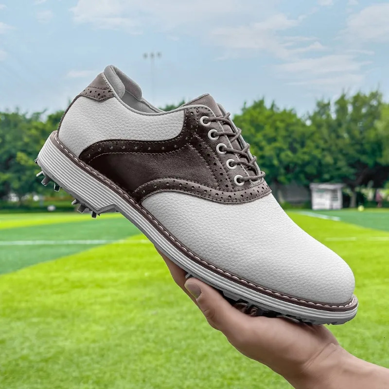 Mens Golf Shoes Sports Shoes Mens Normal Size Golf Training Mens Anti slip Sports Shoes 250411