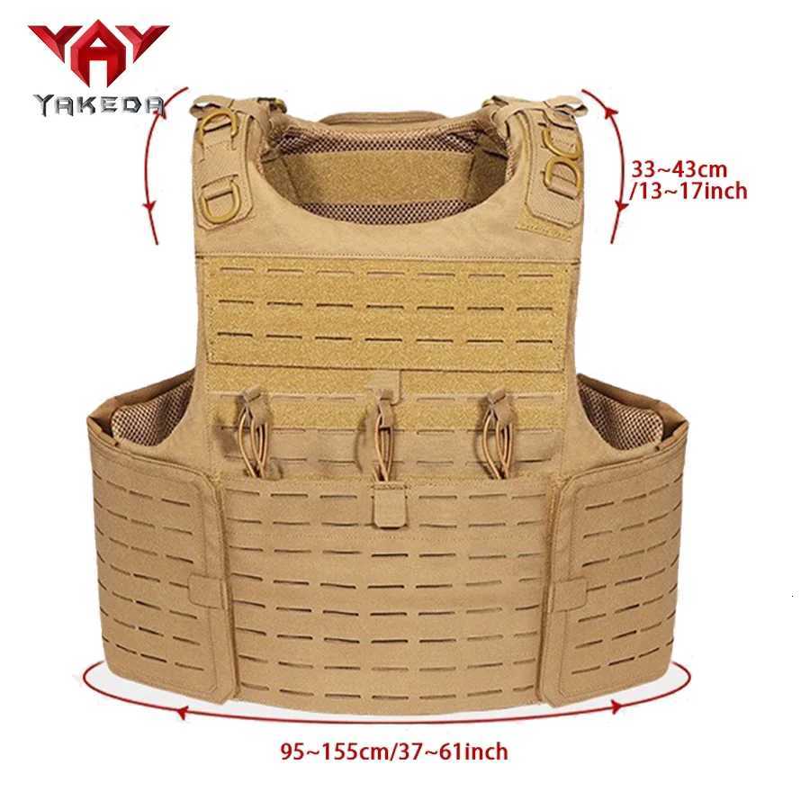 YAKEDA multifunctional full protection training vest laser molle vest comfort breathable wear-resistant tear XJ251114