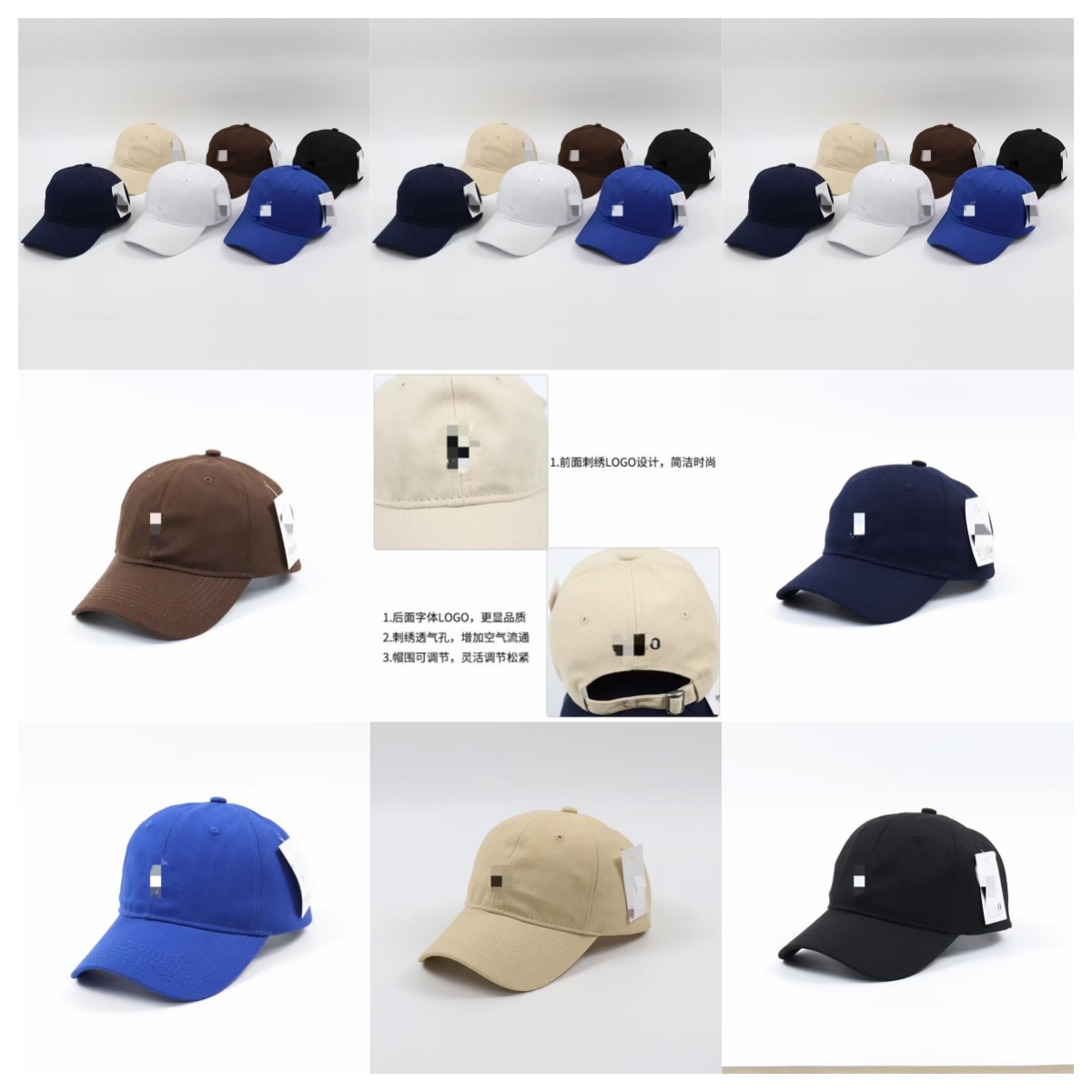 cotton polo Baseball hat France L Cap Summer Men's Outdoor Fashionable Baseball Cap Cotton Breathable Sunshade Hat Casual Sunscreen Hat Fabric brand designer
