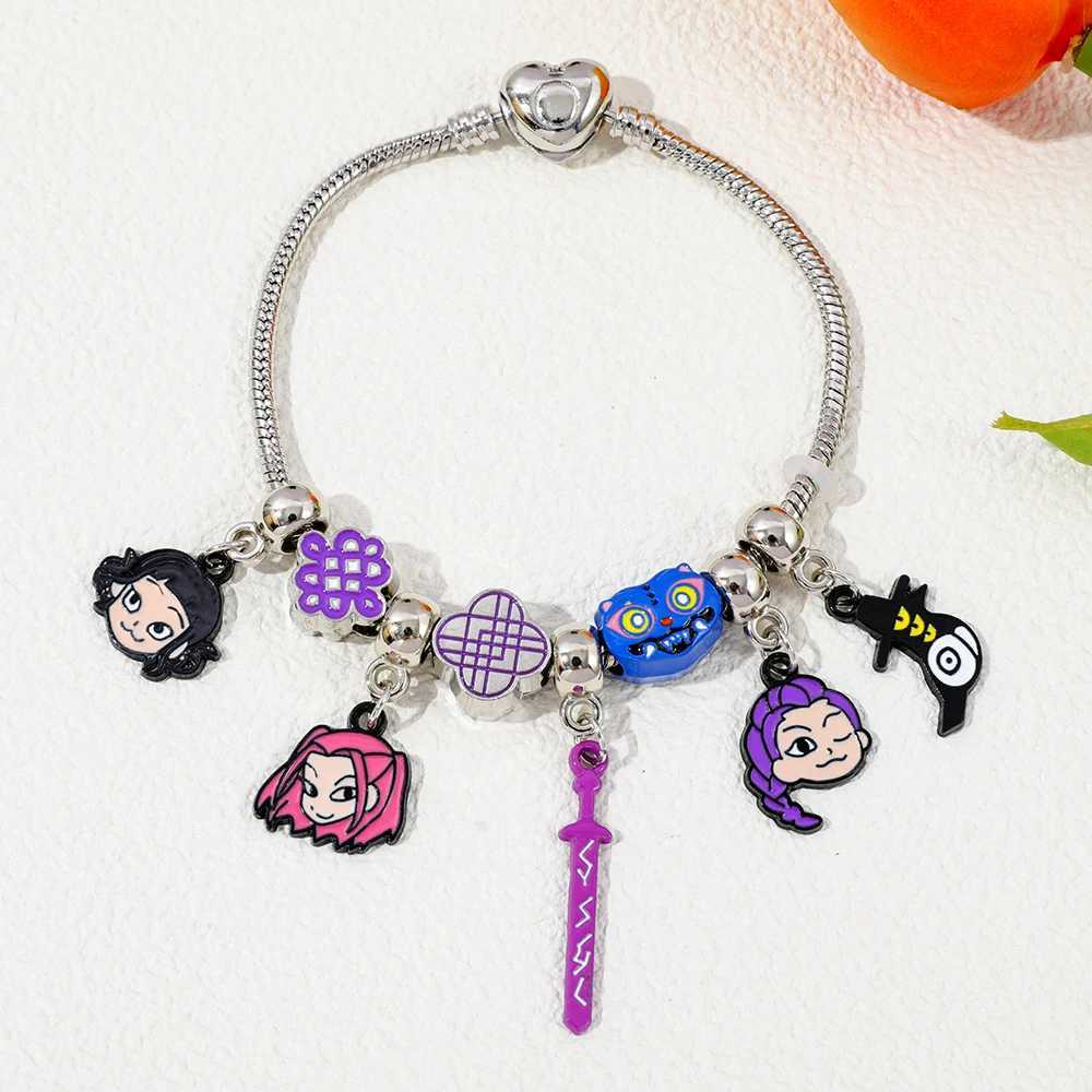 KPop Demon Hunters Rumi Zoey Mira Crow Bracelet Womens Fashion Accessories Girl Cute Cartoon Anime Derived Peripheral Bracelet J251115