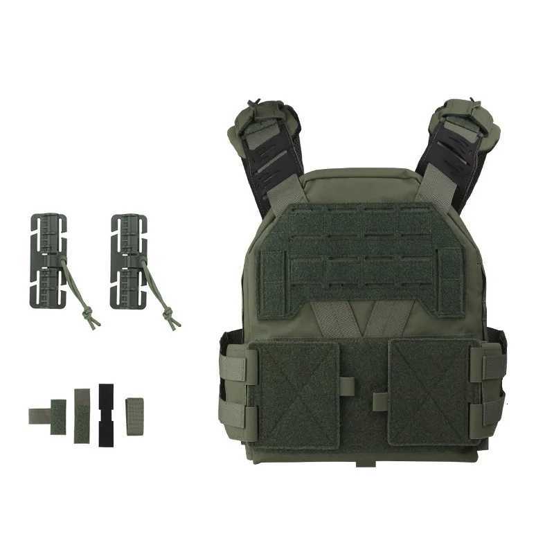 500d Nylon MOLLE Quick Release Hunting Vest Plate Carrier Comfort Lightweight Utility Agilit Army Airsoft Hunting Gear XJ251114