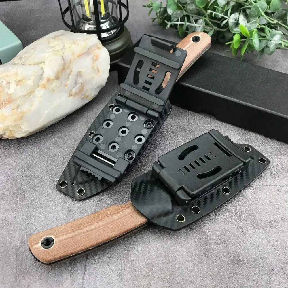 0997 tactical fixed blade knife high hardness D2 blade sharp outdoor survival cutting hunting knife EDC toolXJ250415