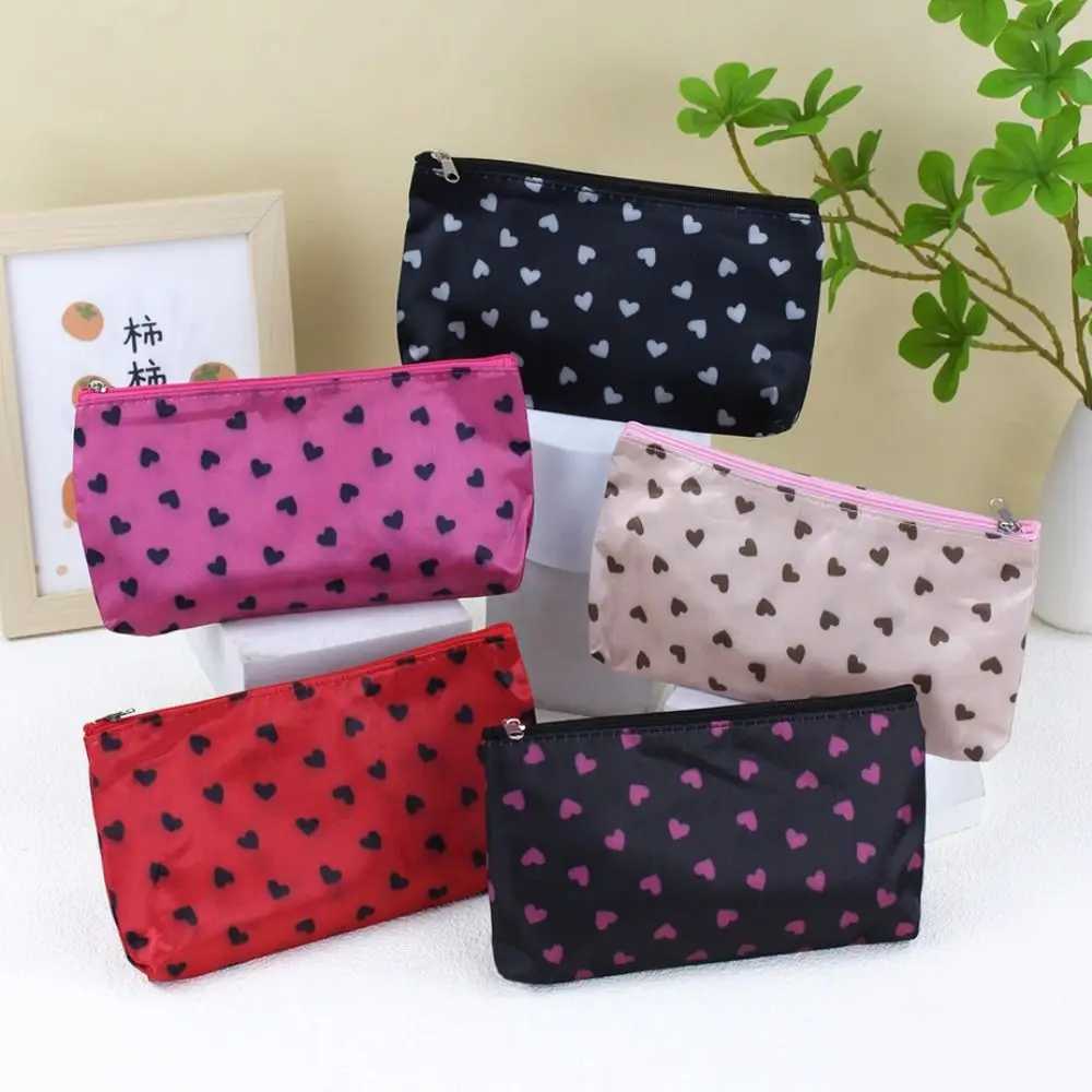 Portable makeup bag cute zipper coin wallet travel makeup bag makeup bag storage bagXJ250415