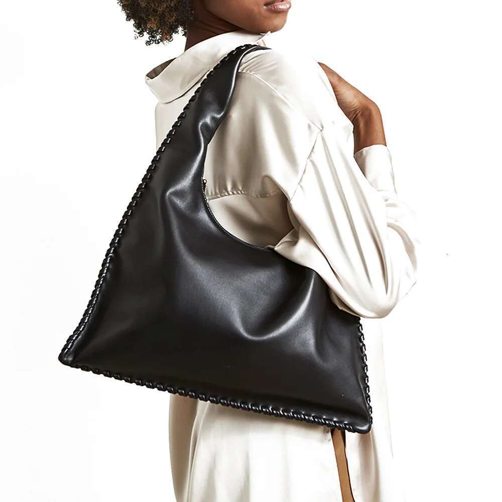 Designer Bag Large Capacity Vegan Leather Woven Women Slouchy Tote Top-Handle Hobo Purses Soft Shoulder Bag With Zipper