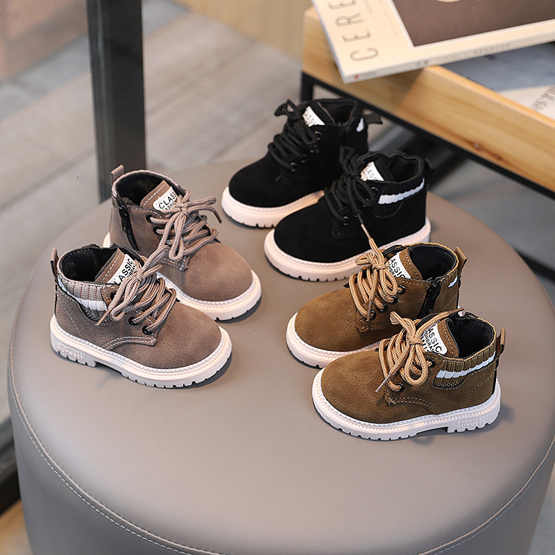 Boots Kids Genuine Leather Snow Baby Winter Sheepskin Fur Booties Girls Boys Waterproof Shoes Footwear 220921