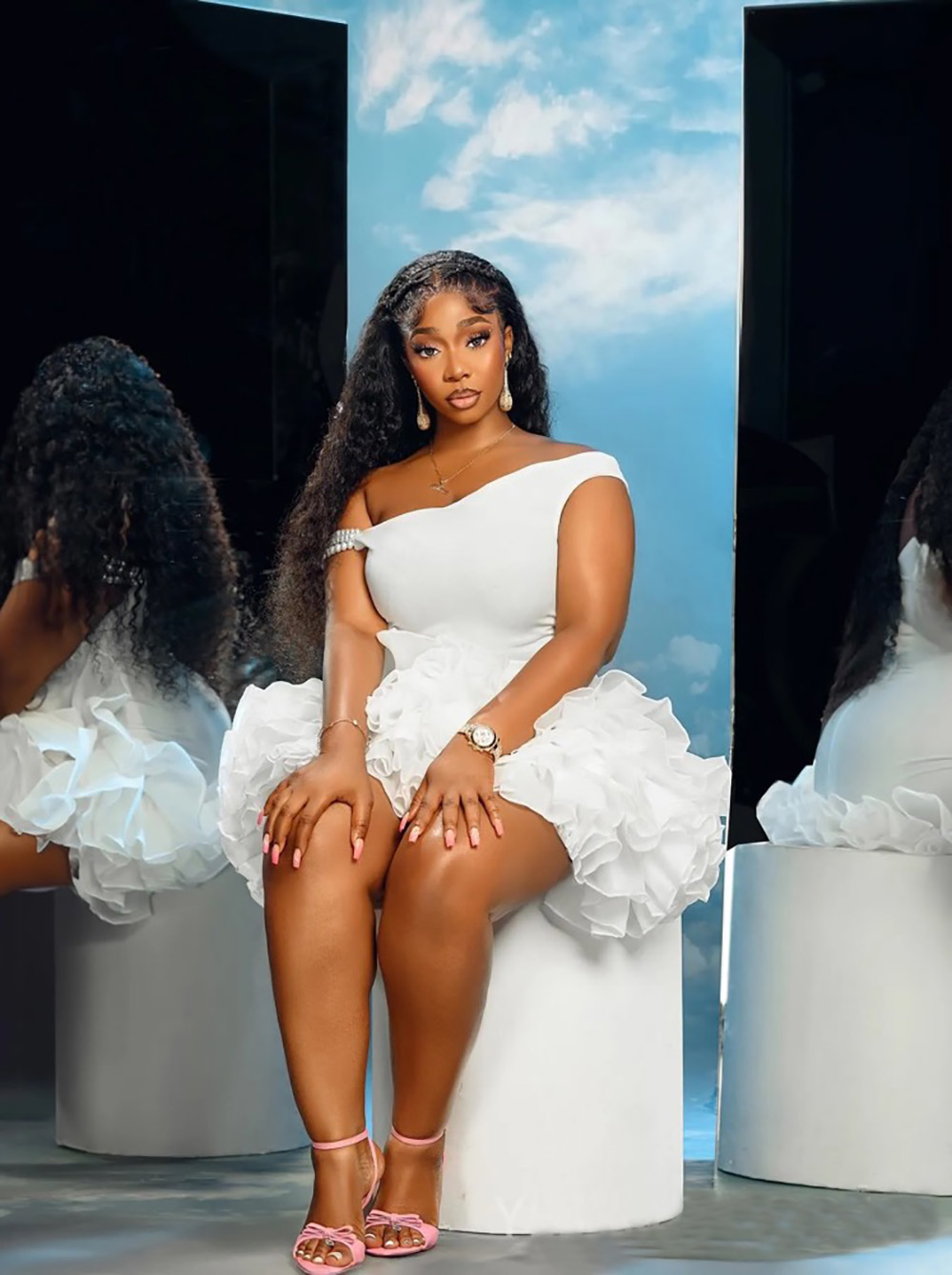 Prom Dresses Evening Gown Party Cocktail Sleeveless Above Knee Mini Plus Size Zipper Lace Up New Custom White Chiffon One-Shoulder Straight