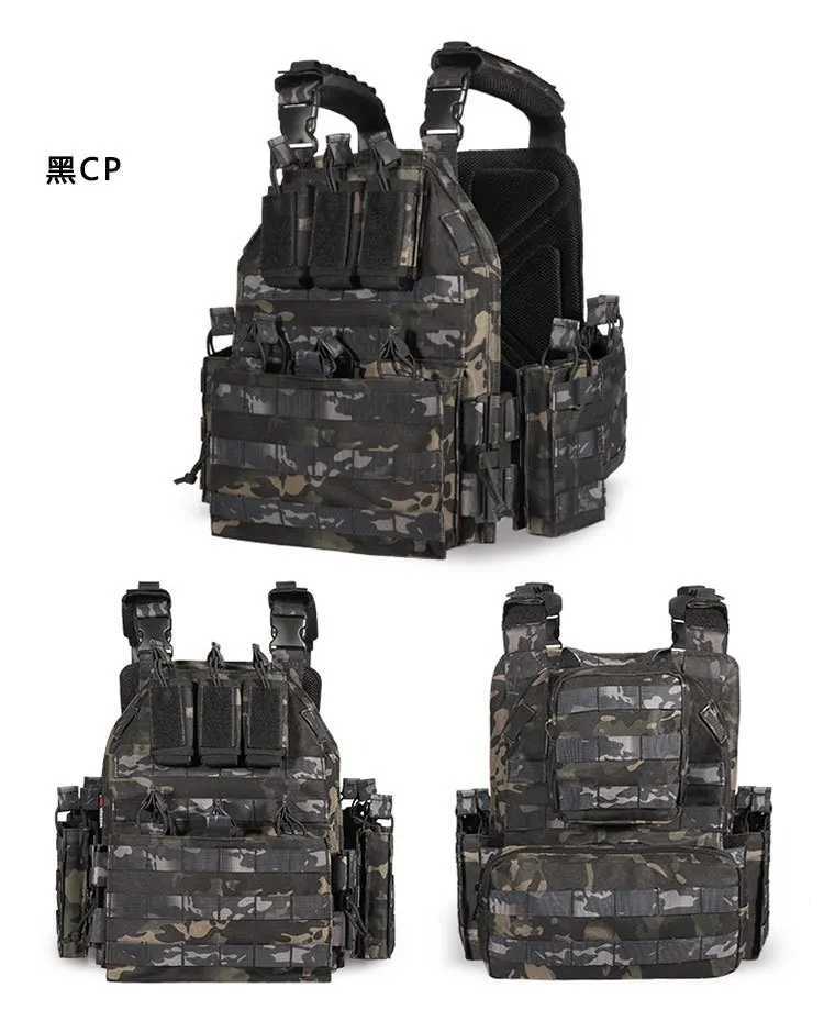 Yakeda Multifunctional Outdoor Tactical Vest CS Game Vest MOLLE Expansion Tactical Training Field Equipment Protection Plate XJ251114