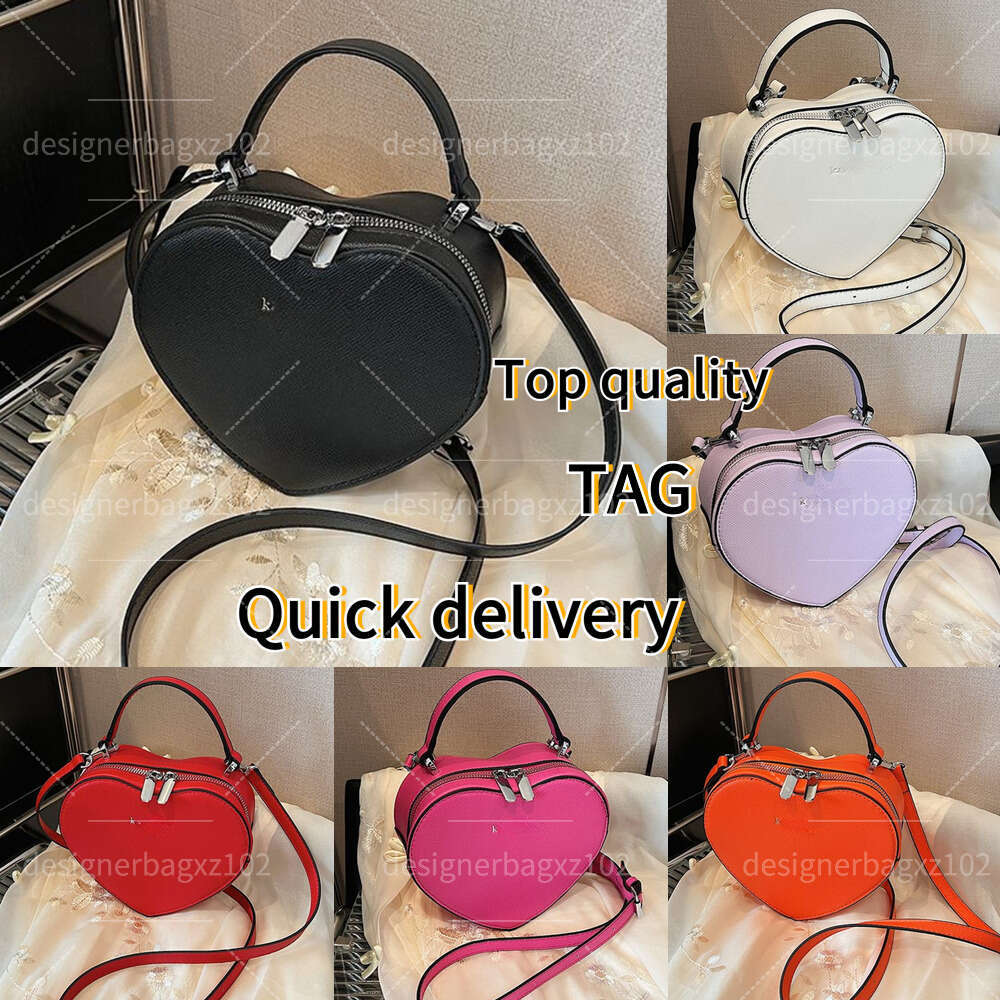 Kate Tote Spades Bag Designer Luxury Bag Katie Spades Bag Saddle Bag Women Tote Beach Bag Small Handbag Black Bag Shoulder Crossbody Round Heart Shoulder Bag