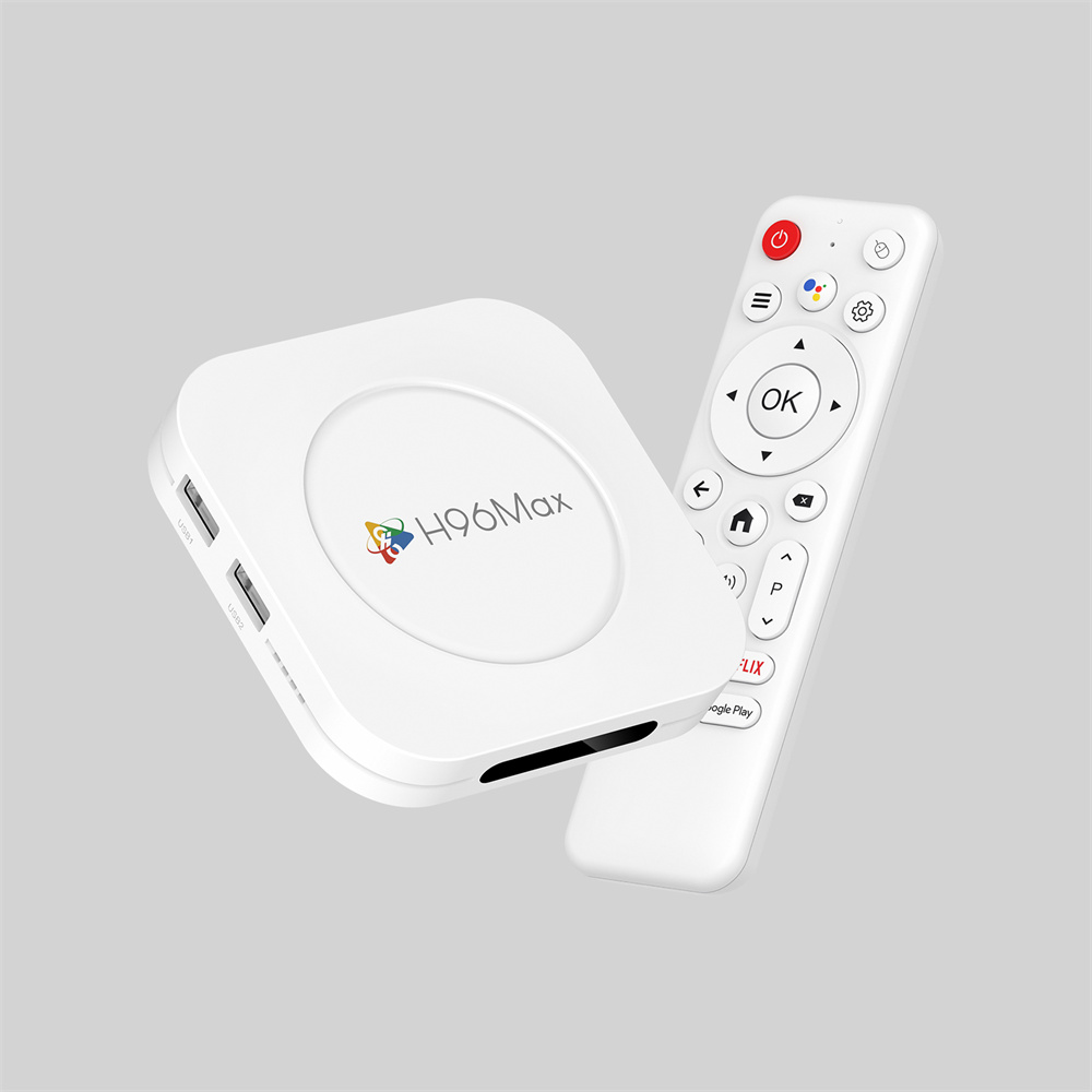 H96 MAX M1 PLUS Android 14 Smart TV BOX Rockchip RK3528 Max 4GB 128GB Wifi6 BT5.4 8K Video Decoding 100M Lan Media Player