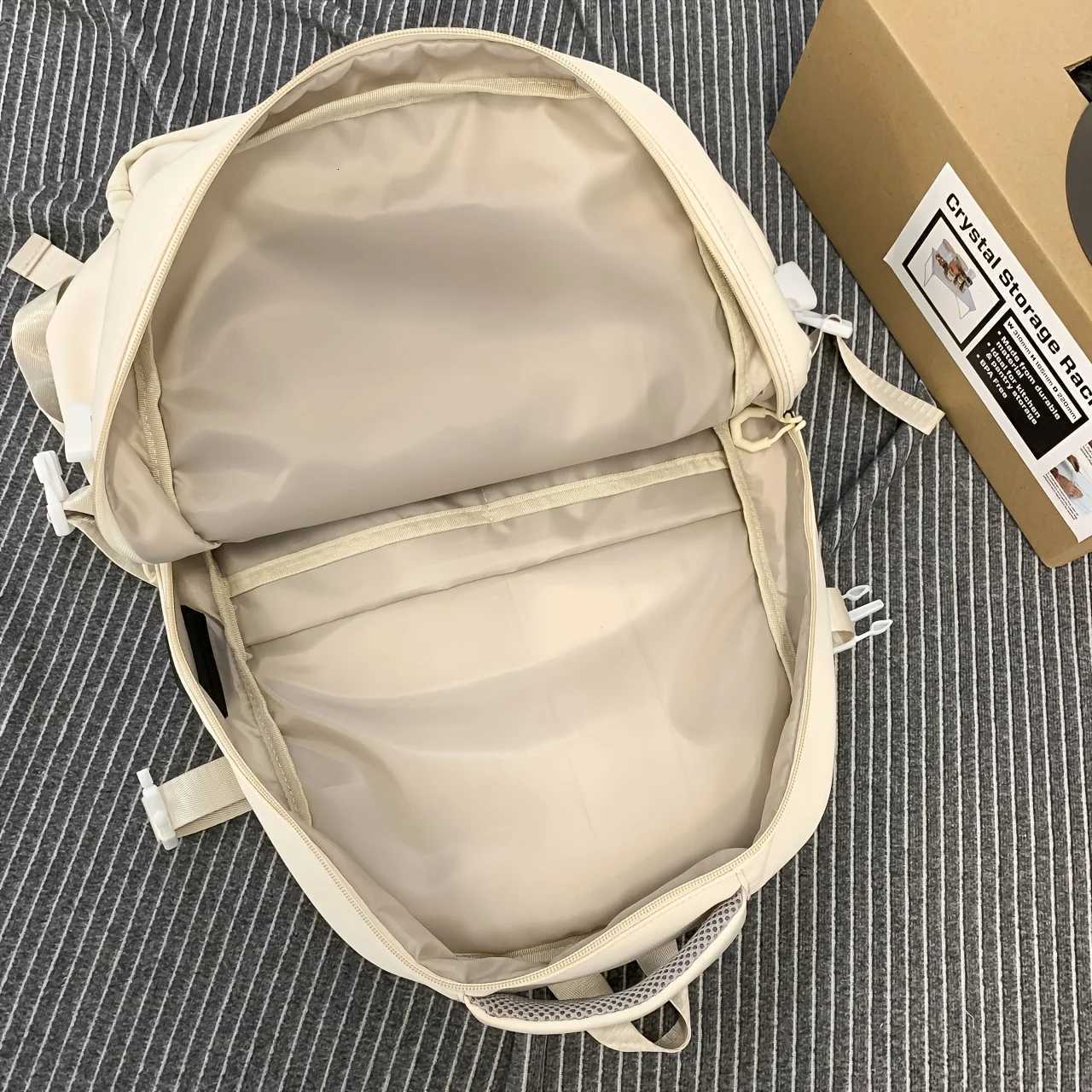 Multi-layer large capacity preppy couple travel backpackW251114