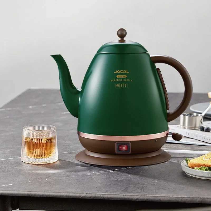 1500ml Electric Kettle Household Quick Boiling Kettle Long Spout Tea Kettle Retro Automatic Thermos Kettle Kitchen Tool 220V Y251114
