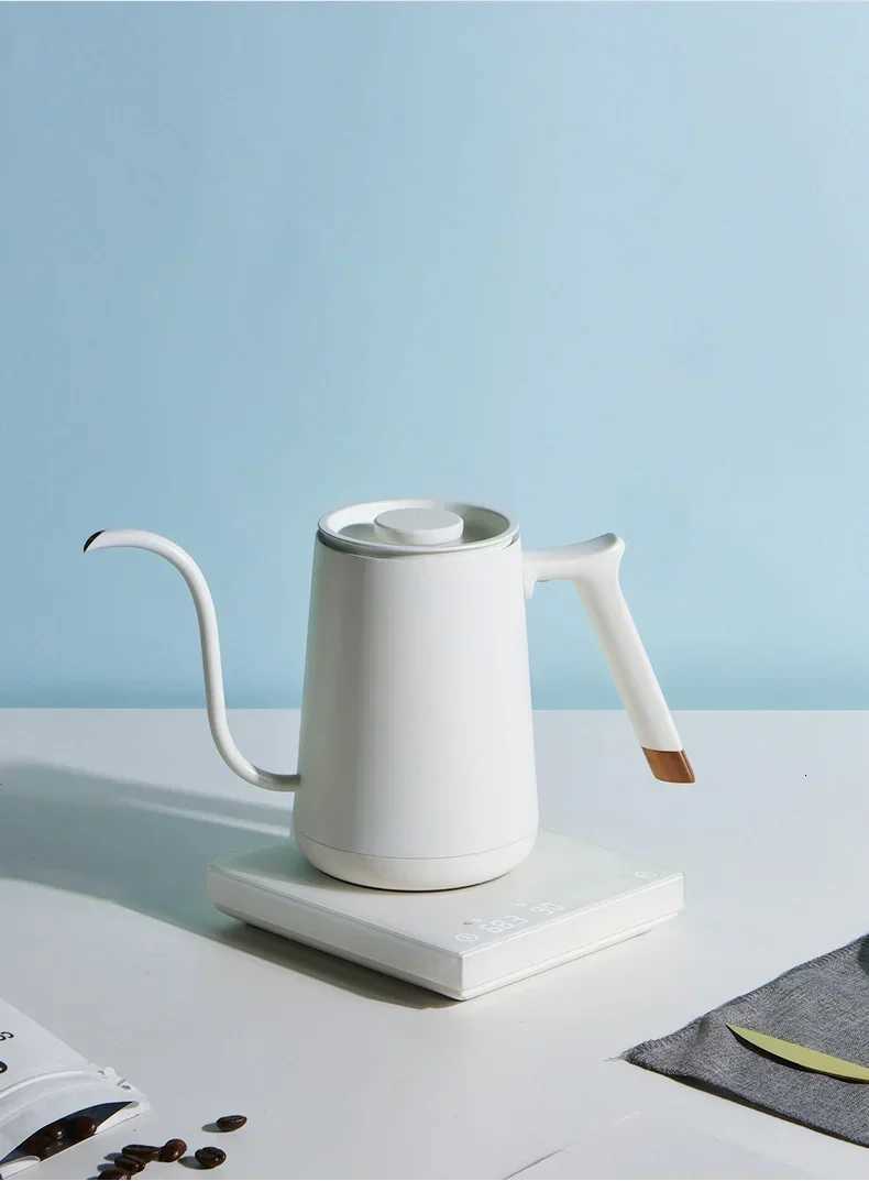 Timemore Fish Smart Electric Pour Over Kettle 600ml 220v Fine Mouth Temperature Control Customize Hand Brew Coffee Pot Y251114