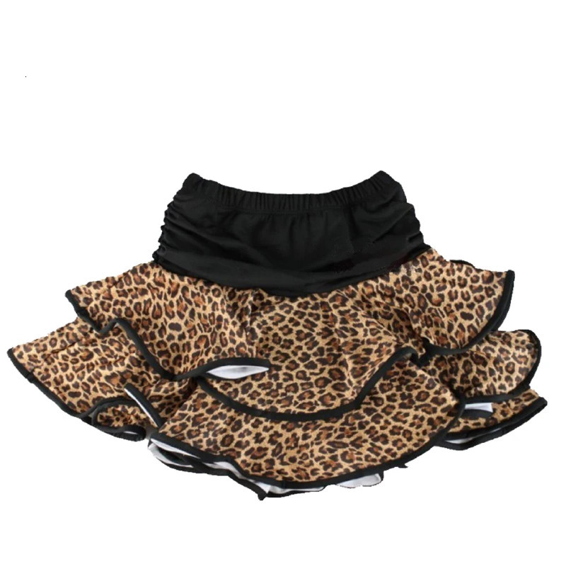 10 Colors Girls Latin Dance Skirt Ballroom Samba Chacha Dancing Dress Culottes for Kids Performance Show Skirt Dancewear 250409