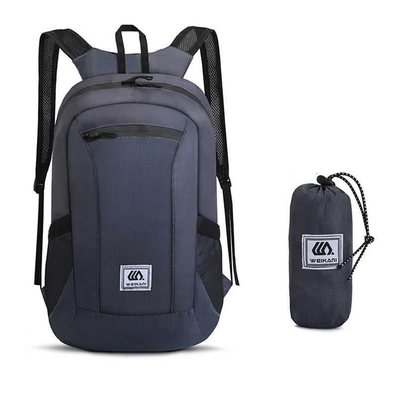 1pcs Lightweight Portable Travel Hiking Foldable Backpack Ultralight Outdoor Pack Waterproof Backpack Folding Bag For Women MenW251114