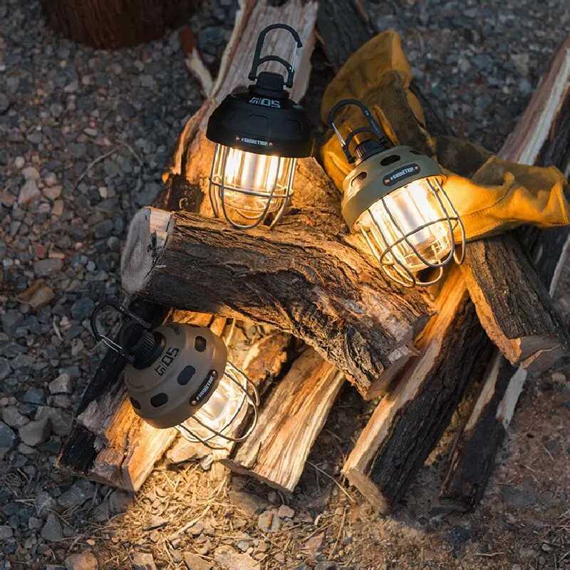 Shine Trip 05 Series Nut Lamp Metal Texture Long Range Rechargeable Camping Atmosphere Tent Light M251115