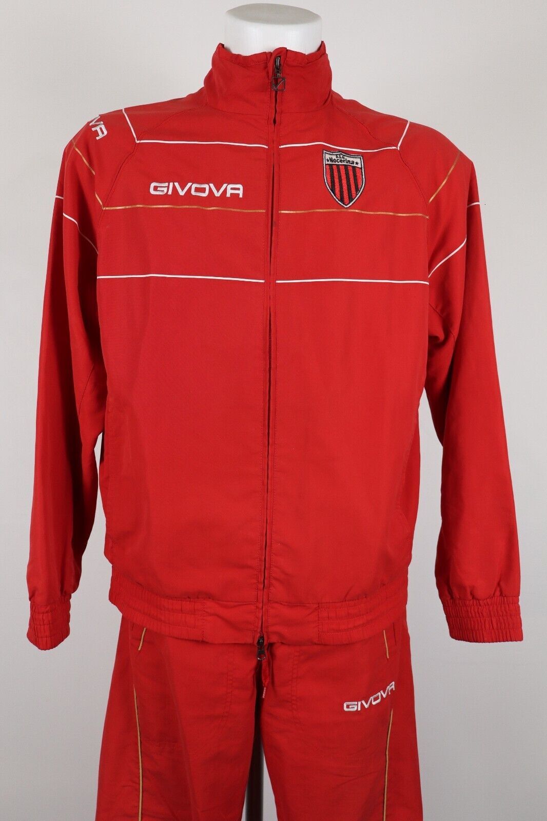 Suit Givova Nocerina Complete Football Man Size M Tracksuit Sport Vintage