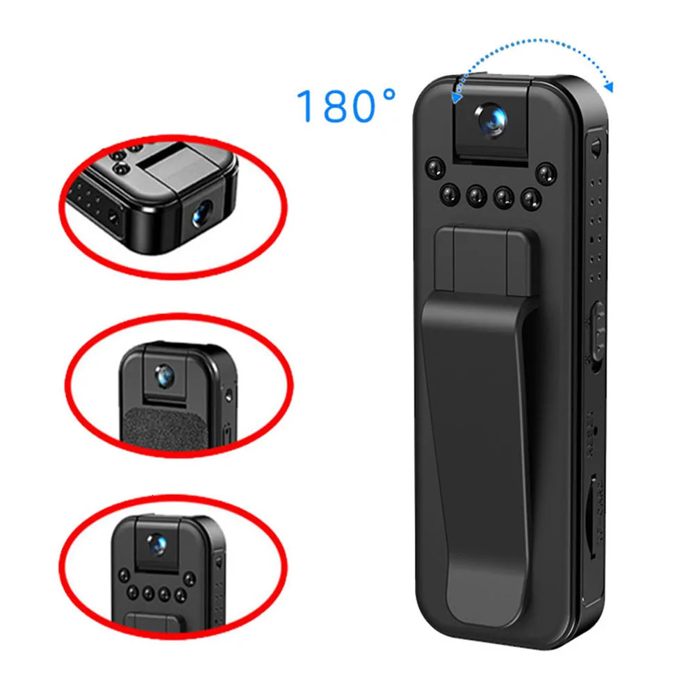 High definition 1080P mini portable camera small digital video recorder infrared night vision surveillance 250408