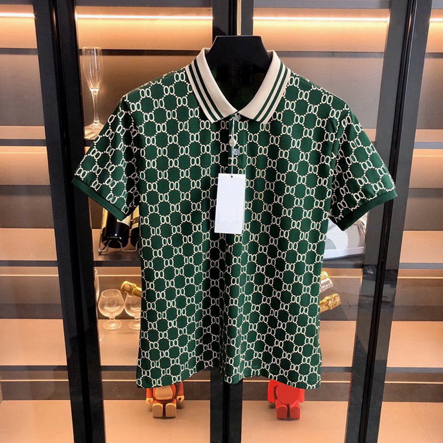 Summer Mens Polo Shirts Designer Polos Casual Business Work Sports Letter Print Mens Polo T Shirts