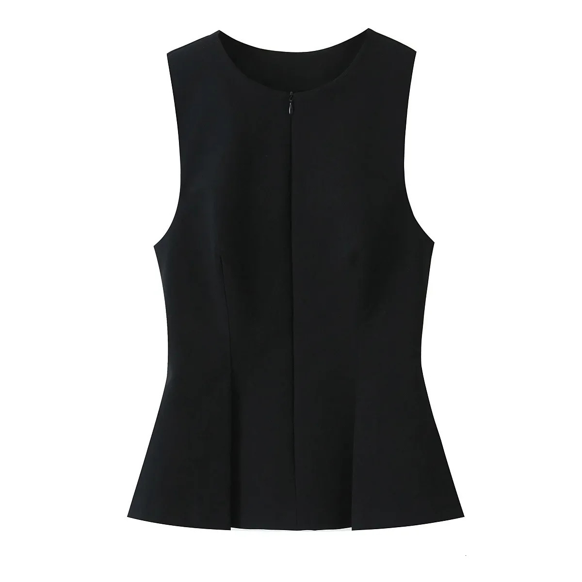ZRWOMEN Elegant Mini Dress Style Top Polyester Fiber Tank with Twist ly Arrived in Winter 2024 2180104013 250414Z