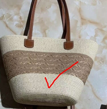 Handmade Beach Bag Fashionable Striped Grass For Summer 2023, New High-Capacity Artistic Style Woven Single Shoulder Portable Women's Bag Kq2