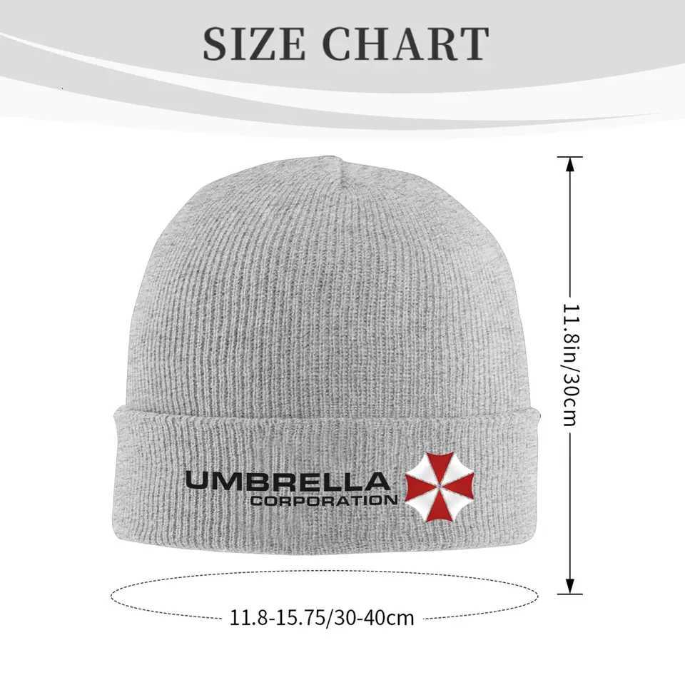 Umbrella Residented Evils 4 Knitted Hat Womens Mens Beanie Winter Hats Acrylic Crochet Melon CapT251115