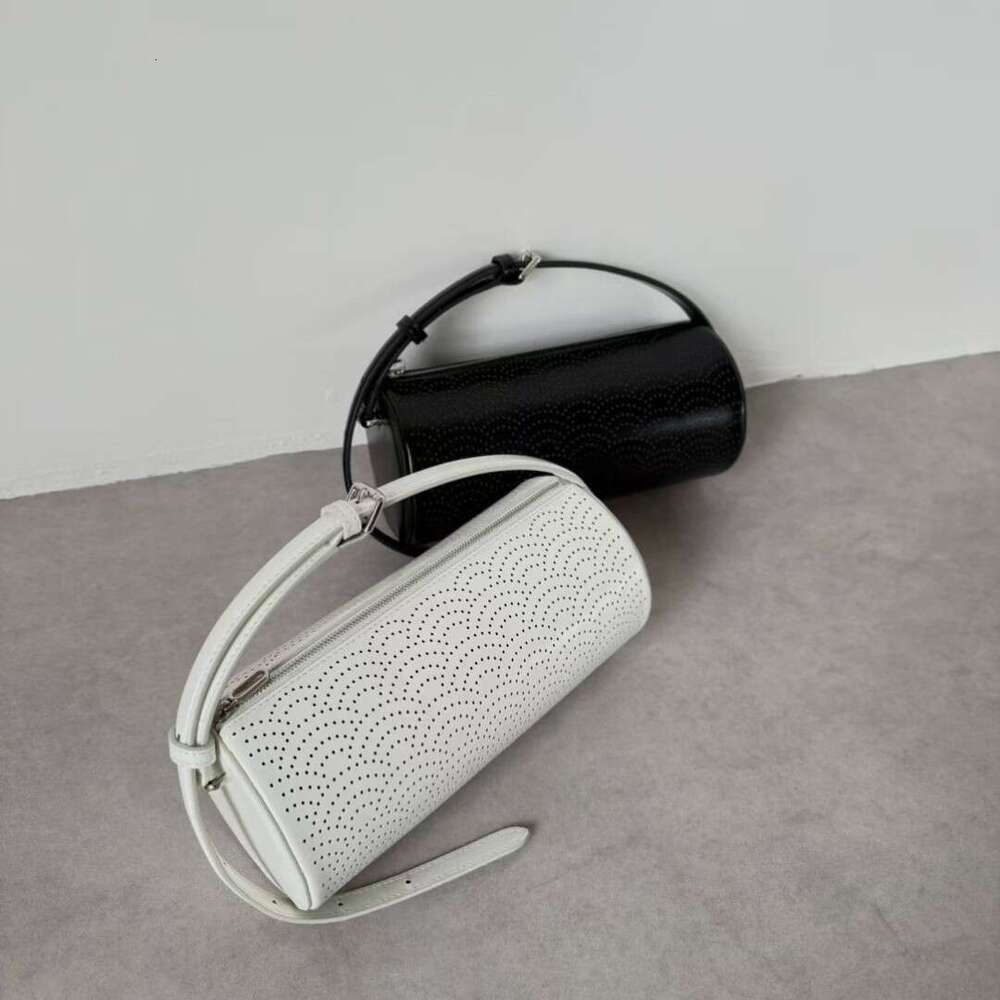 Mm Women's Bags Hollowed Out Carved Saddle High-Quality And Versatile Single Shoulder Crossbody Bag, Design Sense Handbag, Genuine Leather Women&