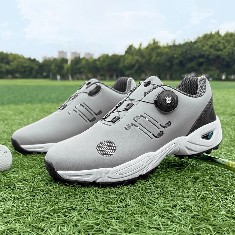 Mens Training Golf Shoes Waterproof Mens Golf Player Sports Shoes Lightweight Training Golf Player Shoes 250411